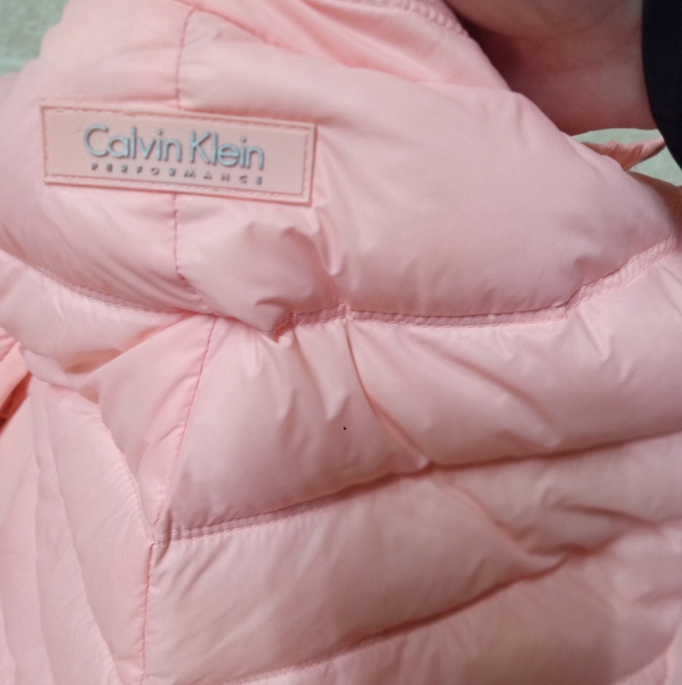 Calvin Klein Performance Packable Down 1/4 Zip Pullover Women's Size Medium - Picture 6 of 6